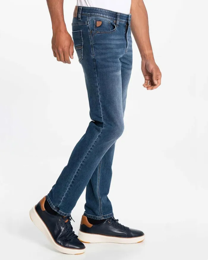 RWandCO Jeans LOIS 8211 Peter Slim Med Blue Wash Jeans Medium Blue 8211 Men