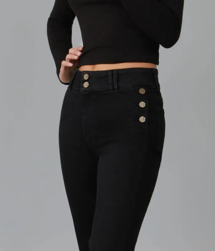 RWandCO Jeans Lola Jeans ALICEONYX High Rise Flare Jeans Black 8211 Women