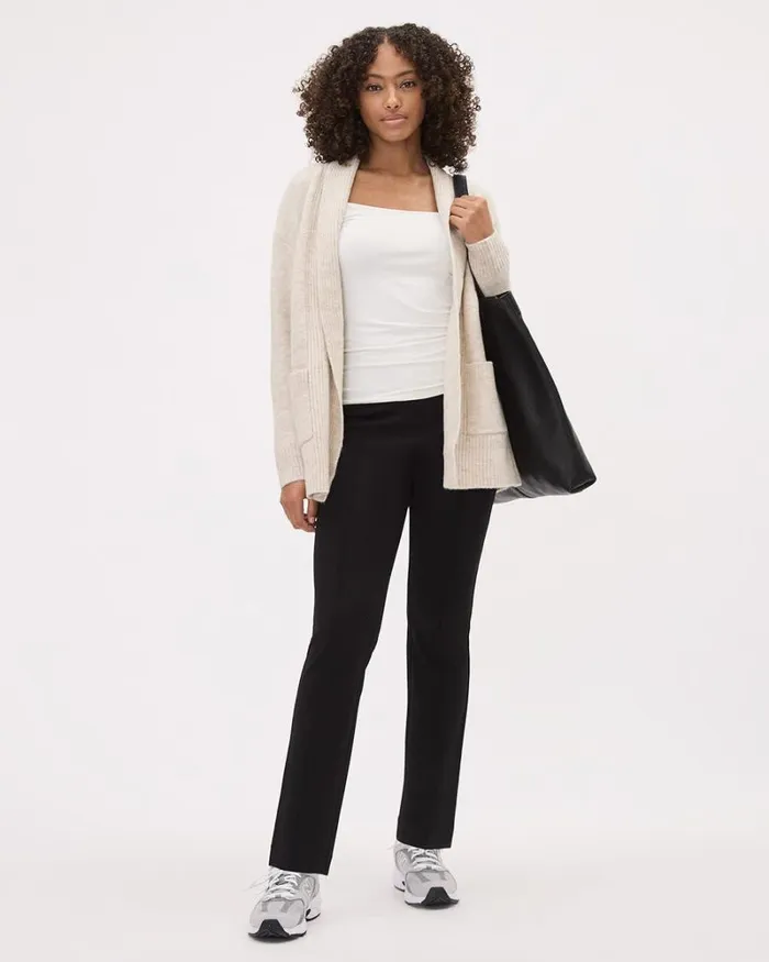 RWandCO Leggings Solid PullOn HighRise SlimLeg Ankle Pant Black 8211 Women RWandCO Leggings Solid PullOn HighRise SlimLeg Ankle Pant Black 8211 Women