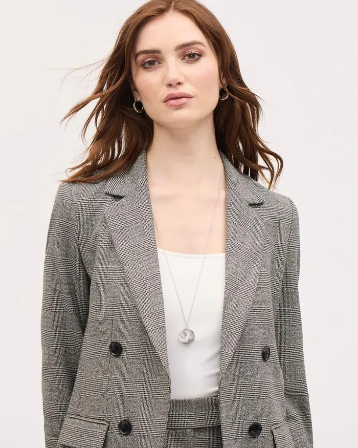 RWandCO Necklaces Long Necklace With Disc Pendant Silver 8211 Women
