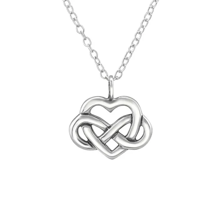RWandCO Necklaces Sterling Silver Love Infinity Heart Pendant Necklace 8211 Ag Sterling Silver 8211 Women RWandCO Necklaces Sterling Silver Love Infinity Heart Pendant Necklace 8211 Ag Sterling Silver 8211 Women