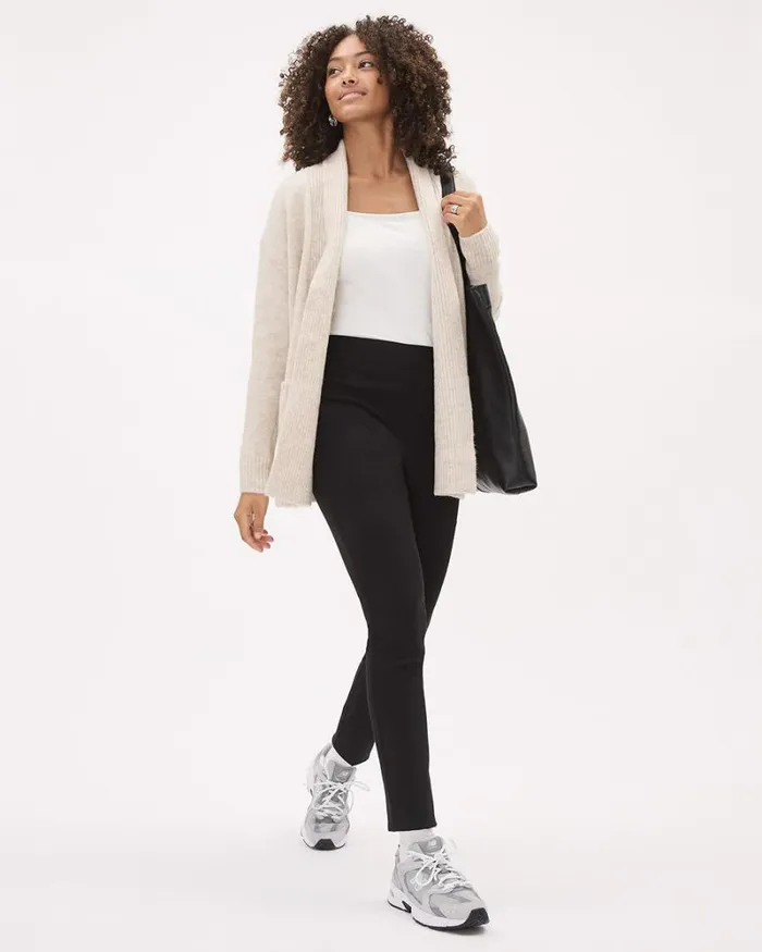 RWandCO Pants HighRise Long SlimLeg City Legging Pant Black Ottoman 8211 Women RWandCO Pants HighRise Long SlimLeg City Legging Pant Black Ottoman 8211 Women
