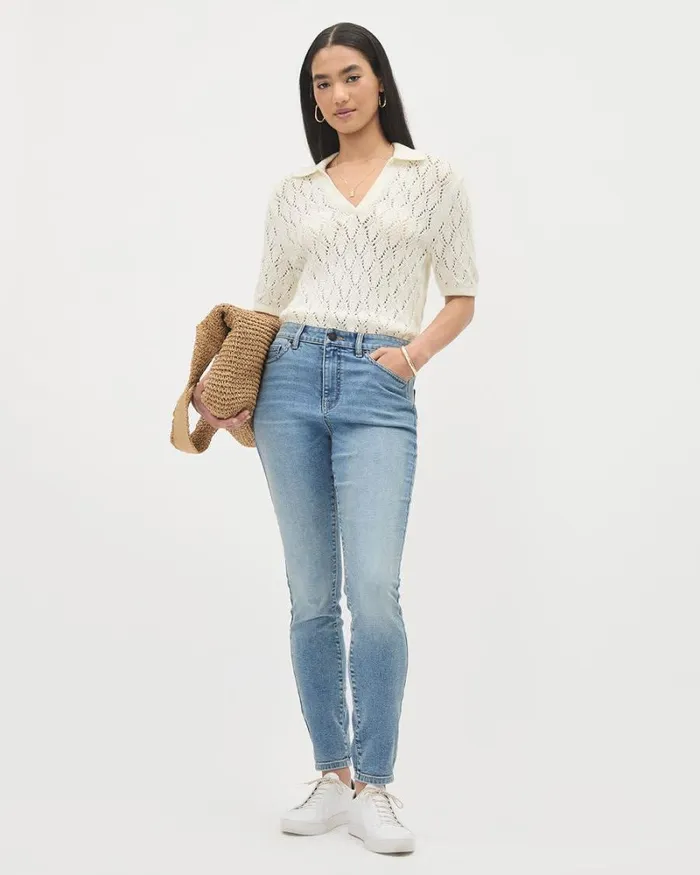 RWandCO Pants HighRise Natalie Jegging Light Wash 8211 Women