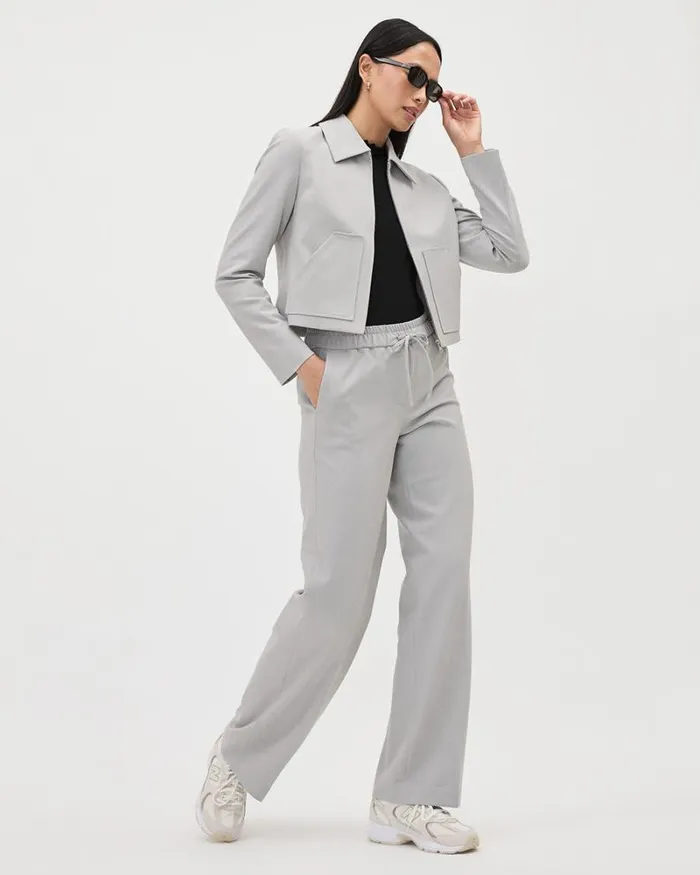 RWandCO Pants PullOn MidRise WideLeg Pant Medium Grey 8211 Women RWandCO Pants PullOn MidRise WideLeg Pant Medium Grey 8211 Women