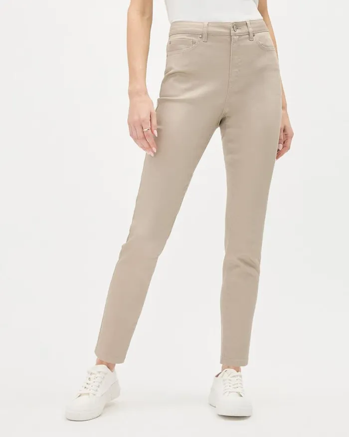 RWandCO Pants Solid HighRise Natalie Jegging Pure Cashmere 8211 Women