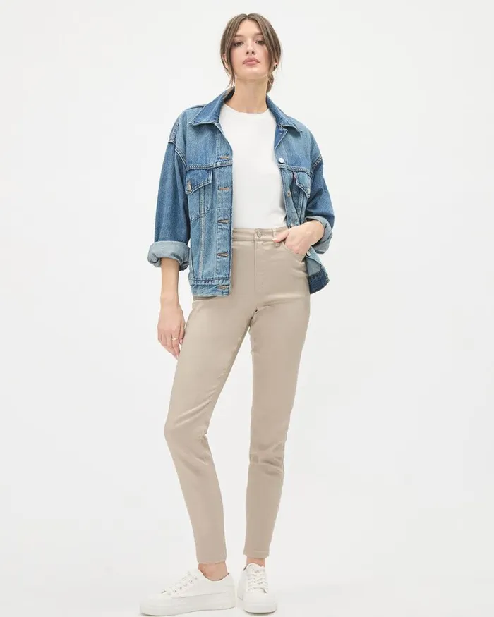 RWandCO Pants Solid HighRise Natalie Jegging Pure Cashmere 8211 Women RWandCO Pants Solid HighRise Natalie Jegging Pure Cashmere 8211 Women