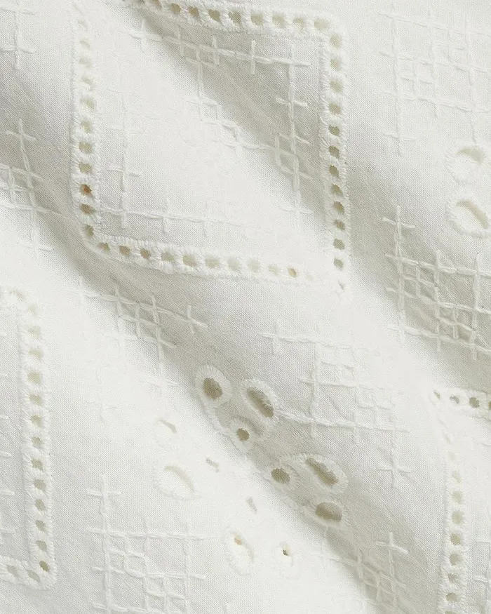 RWandCO Shirts ShortSleeve CampCollar Shirt With Embroidered Details Bright White 8211 Men