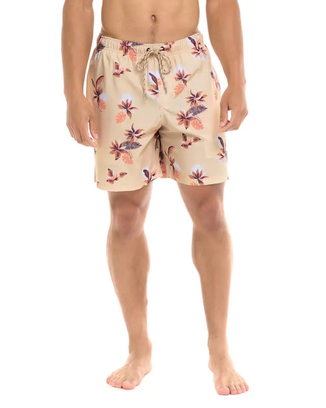 RWandCO Shorts Eidon I039m Leafing Volley Short Medium Beige 8211 Men