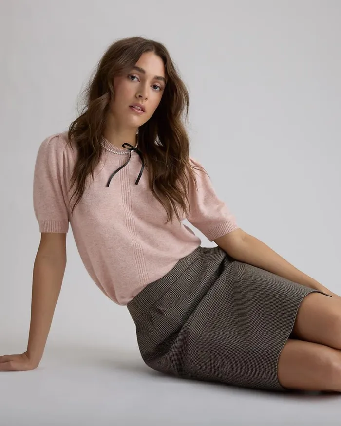 RWandCO Skirts Houndstooth Pencil Skirt Black And Brown Houndstooth 8211 Women RWandCO Skirts Houndstooth Pencil Skirt Black And Brown Houndstooth 8211 Women