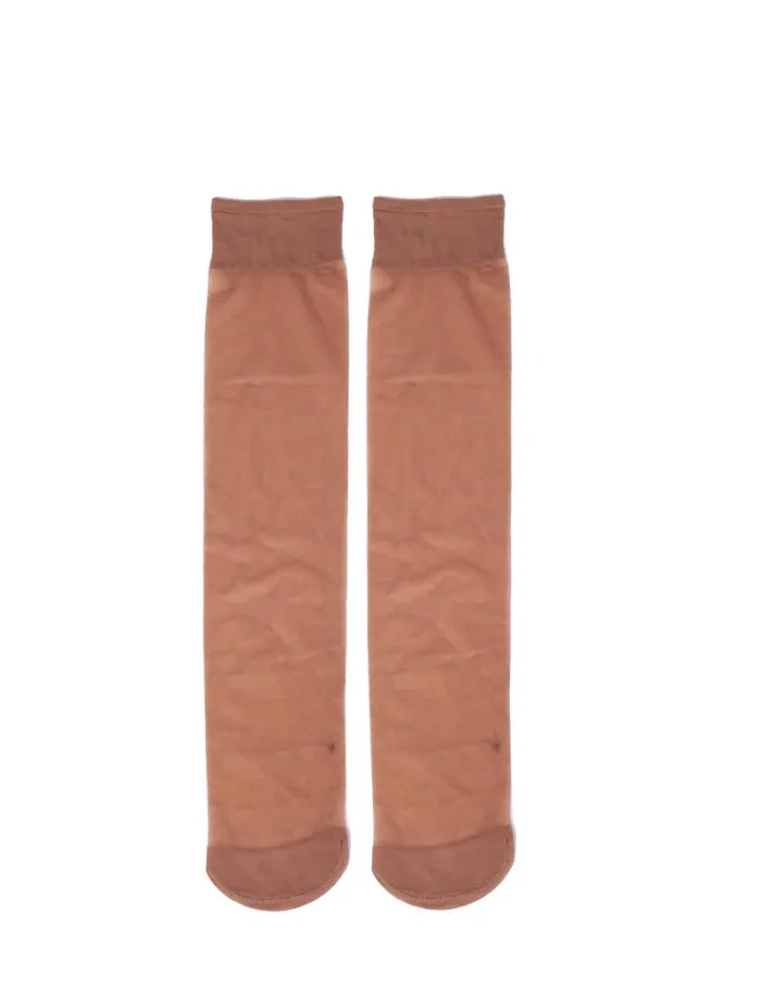 RWandCO Socks and Tights Allegra K Women039s Silky Sheer Reinforced Toe Stockings 10 Pairs Coffee Color 8211 Women