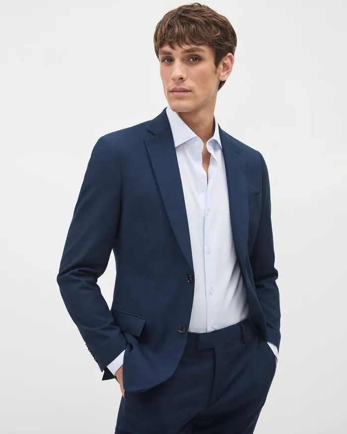 RWandCO Suits Essential Navy Suit Blazer Navy Blue 8211 Men