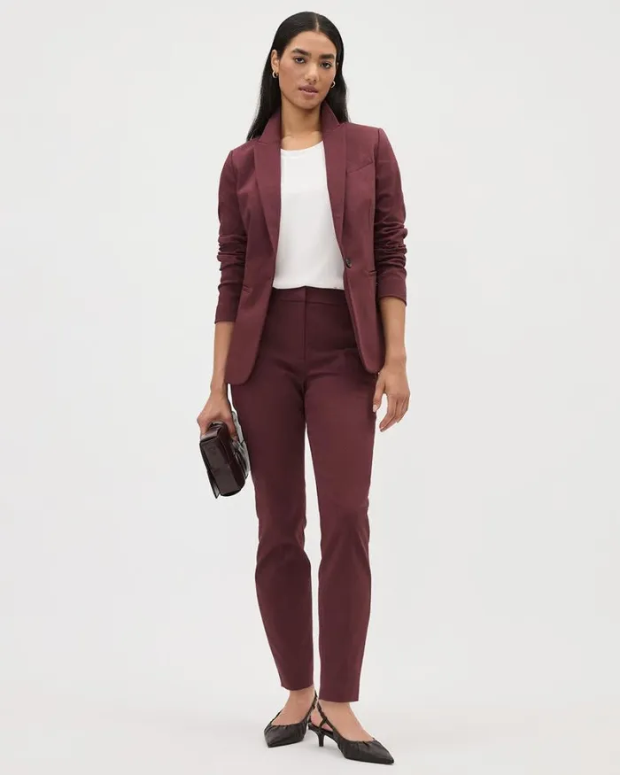 RWandCO Suits Limitless MidRise SlimLeg Signature Pant Vineyard Wine 8211 Women RWandCO Suits Limitless MidRise SlimLeg Signature Pant Vineyard Wine 8211 Women