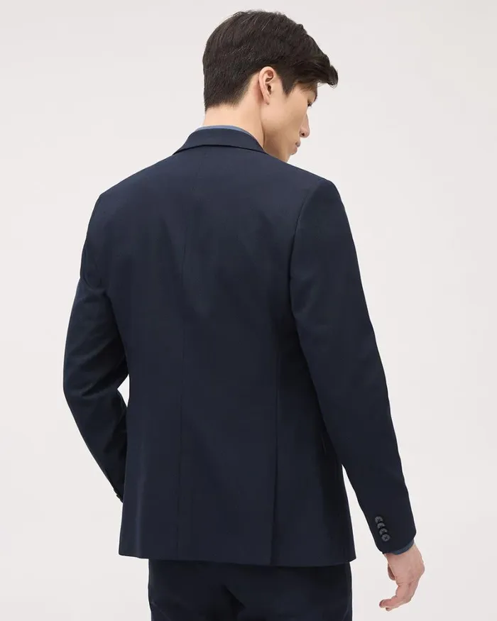 RWandCO Suits SlimFit Tech Suit Blazer Dark Navy 8211 Men RWandCO Suits SlimFit Tech Suit Blazer Dark Navy 8211 Men