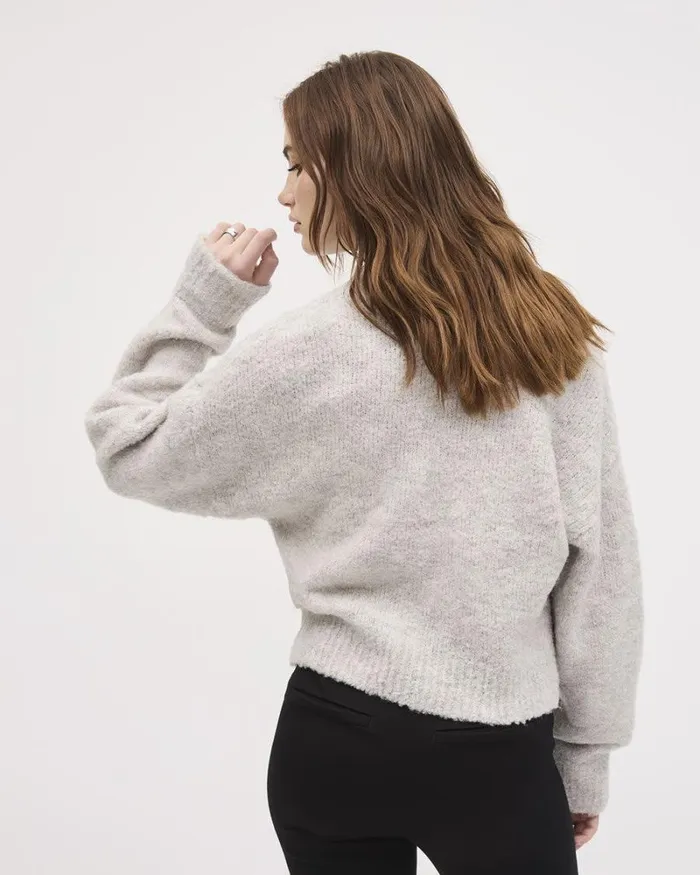 RWandCO Sweaters and Cardigans LongSleeve ButtonedDown Boucl Cardigan Oatmeal Mix 8211 8211 Women RWandCO Sweaters and Cardigans LongSleeve ButtonedDown Boucl Cardigan Oatmeal Mix 8211 8211 Women