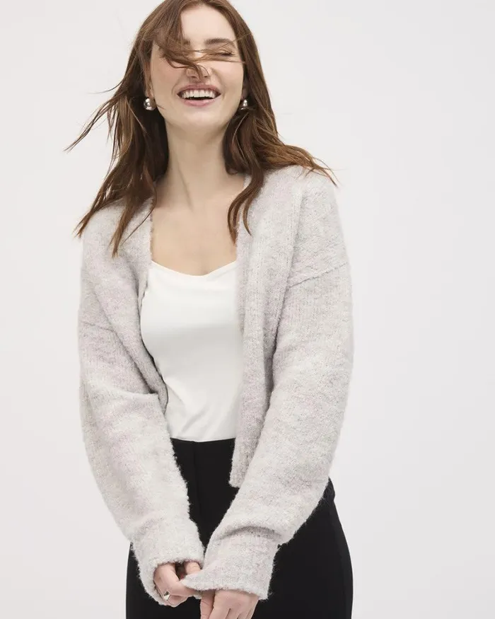 RWandCO Sweaters and Cardigans LongSleeve ButtonedDown Boucl Cardigan Oatmeal Mix 8211 8211 Women RWandCO Sweaters and Cardigans LongSleeve ButtonedDown Boucl Cardigan Oatmeal Mix 8211 8211 Women