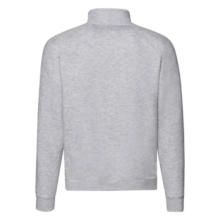 RWandCO Sweatshirts and Hoodies Fruit Of The Loom 8211 Mens Premium Zip Neck Heather Sweatshirt Light Grey 8211 Men RWandCO Sweatshirts and Hoodies Fruit Of The Loom 8211 Mens Premium Zip Neck Heather Sweatshirt Light Grey 8211 Men
