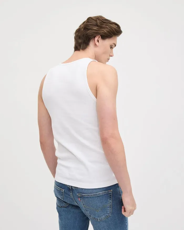 RWandCO TShirts Ribbed Tank Top Bright White 8211 Men RWandCO TShirts Ribbed Tank Top Bright White 8211 Men