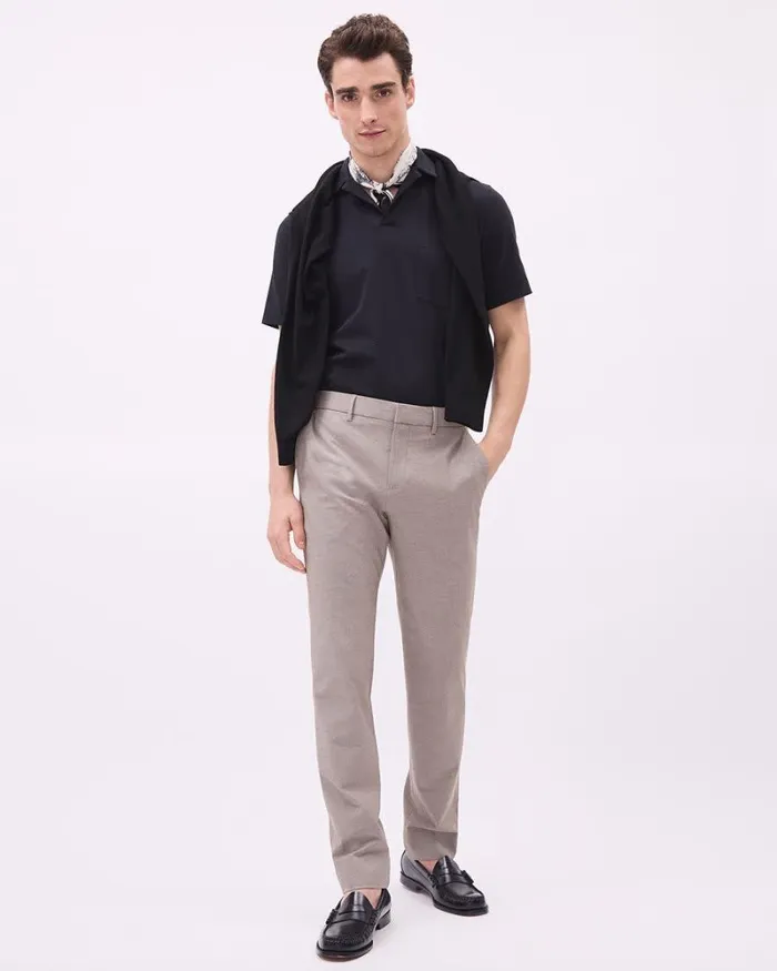 RWandCO TShirts ShortSleeve Supima R Cotton Tee With Camp Collar Black 8211 Men RWandCO TShirts ShortSleeve Supima R Cotton Tee With Camp Collar Black 8211 Men