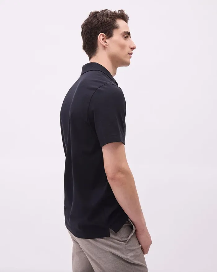 RWandCO TShirts ShortSleeve Supima R Cotton Tee With Camp Collar Black 8211 Men RWandCO TShirts ShortSleeve Supima R Cotton Tee With Camp Collar Black 8211 Men