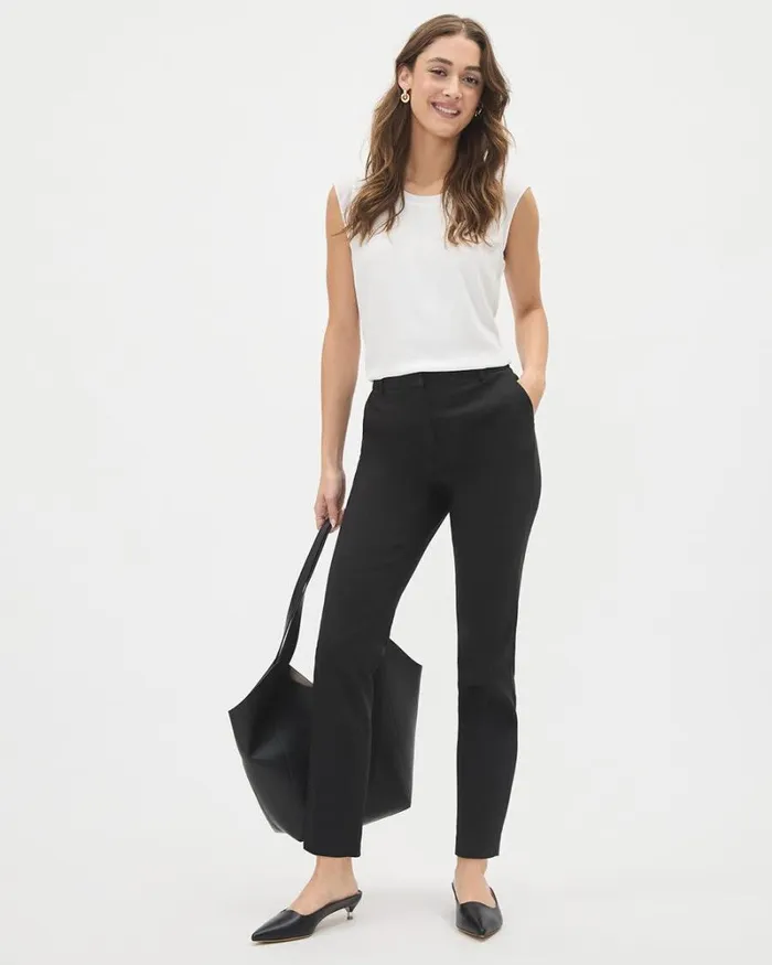 RWandCO The Limitless Suit Limitless Slim Ankle Curvy Pant Black 8211 Women RWandCO The Limitless Suit Limitless Slim Ankle Curvy Pant Black 8211 Women