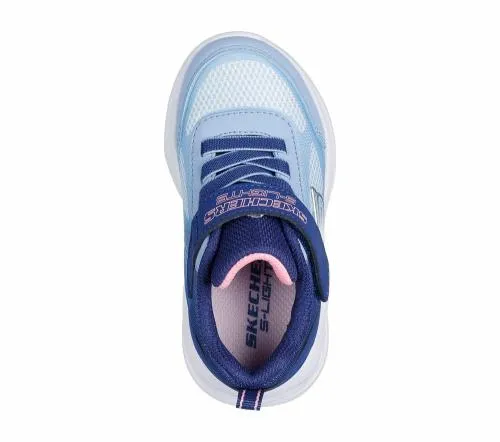 SLights Sola Glow 8211 Ombre Deluxe Navy Light Blue Kids SKECHERS Toddlers UK Sizes 49