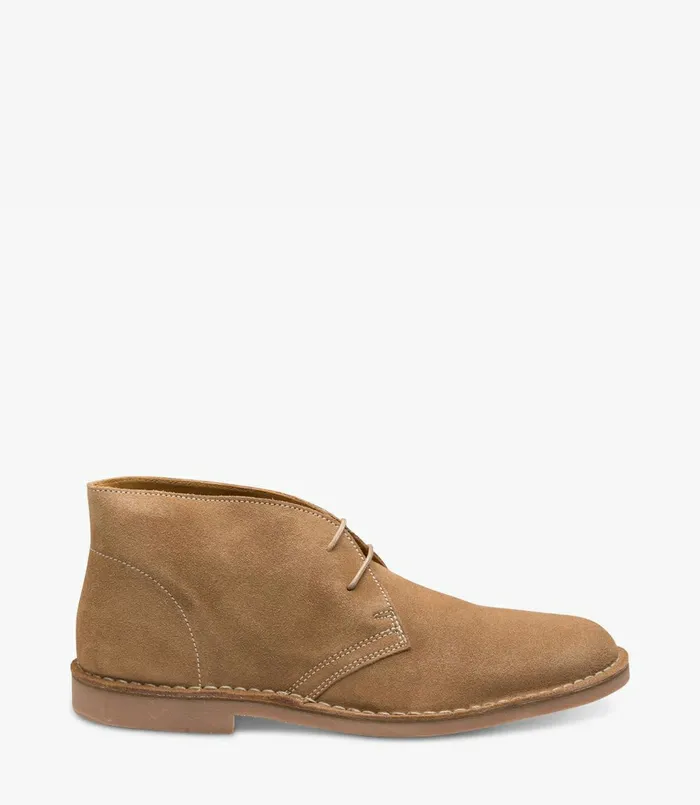 Sahara Tan Suede Boots Loake Men