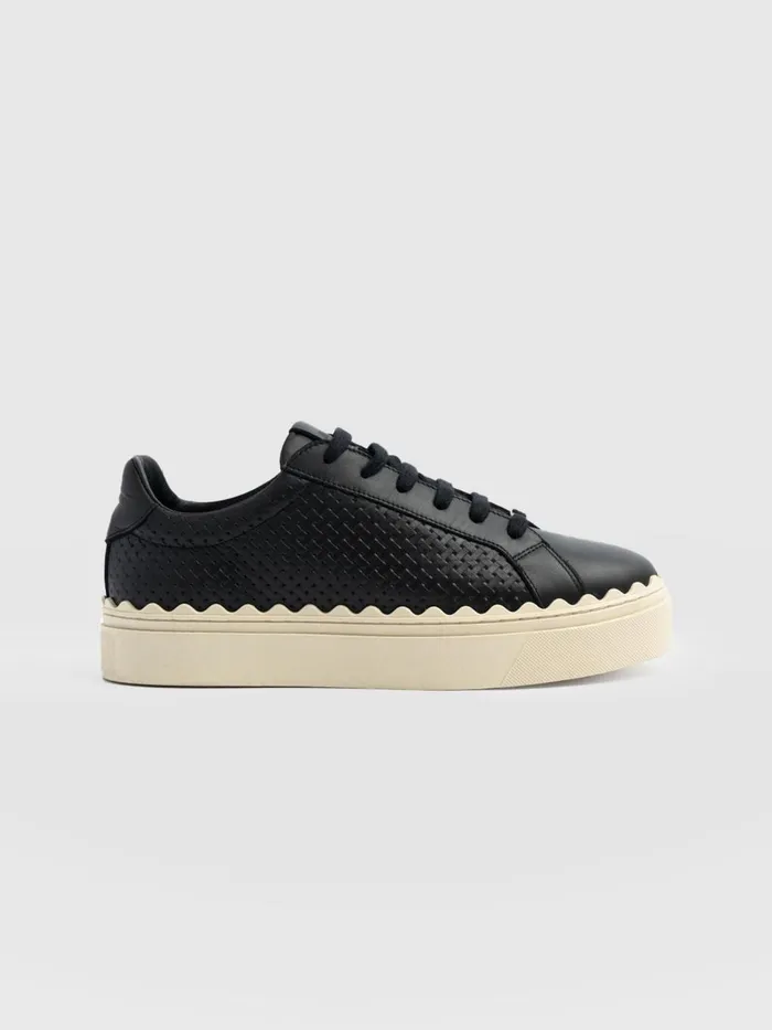 Saint And Sofia All Sneakers Women Brook Scallop Sneaker 8211 Black Black