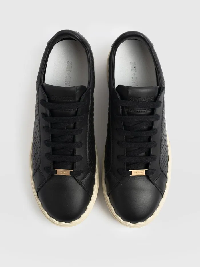 Saint And Sofia All Sneakers Women Brook Scallop Sneaker 8211 Black Black