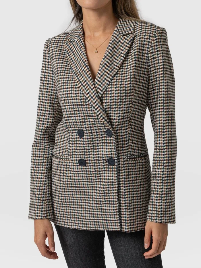 Saint And Sofia Blazers Women Cambridge Blazer 8211 Saxon Jacquard Saxon Jacquard