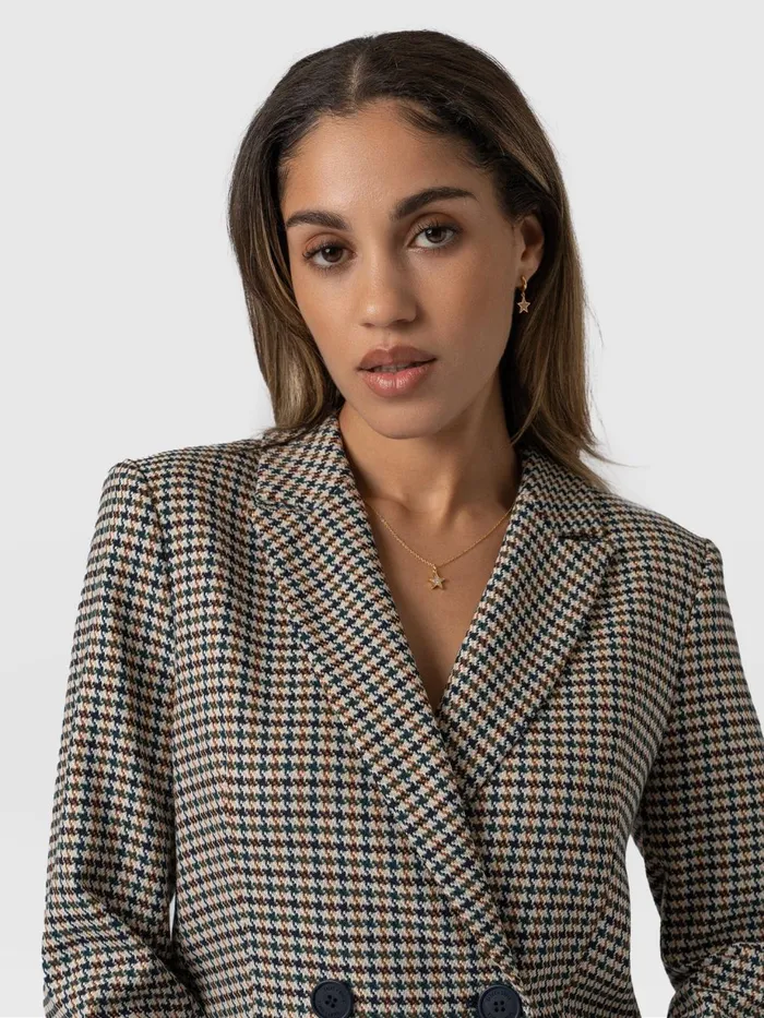 Saint And Sofia Blazers Women Cambridge Blazer 8211 Saxon Jacquard Saxon Jacquard
