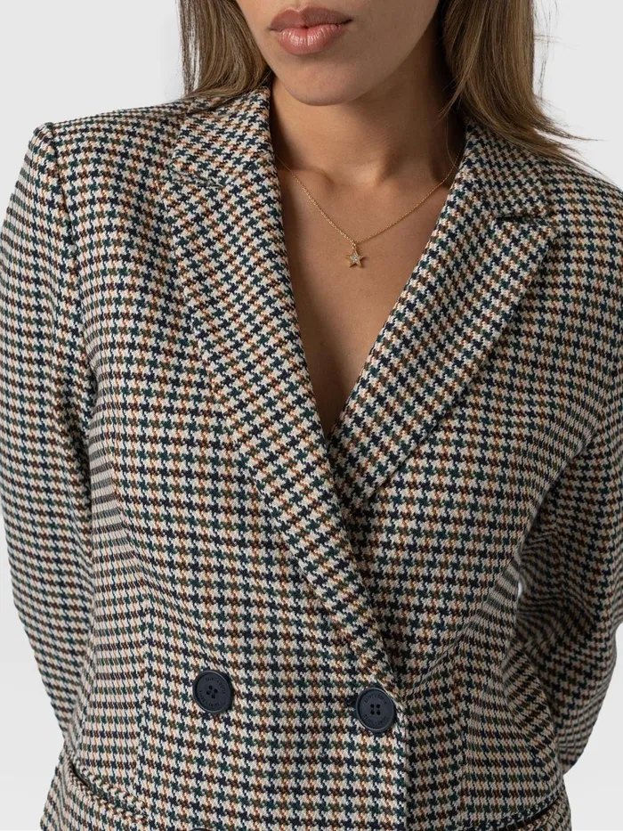 Saint And Sofia Blazers Women Cambridge Blazer 8211 Saxon Jacquard Saxon Jacquard