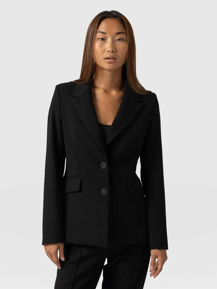 Saint And Sofia Blazers Women Payton Blazer 8211 Black Black