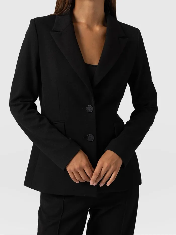 Saint And Sofia Blazers Women Payton Blazer 8211 Black Black