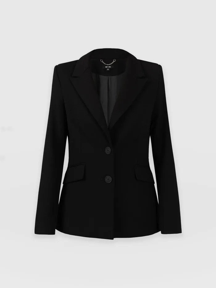 Saint And Sofia Blazers Women Payton Blazer 8211 Black Black
