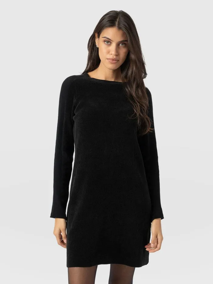 Saint And Sofia Dresses Women Raya Knit Dress 8211 Black Black