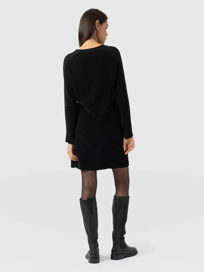Saint And Sofia Dresses Women Raya Knit Dress 8211 Black Black