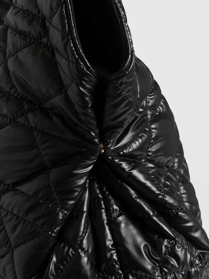 Saint And Sofia Nylon Bags Women Large Stella Quilted Shoulder Tote Bag 8211 Black Black