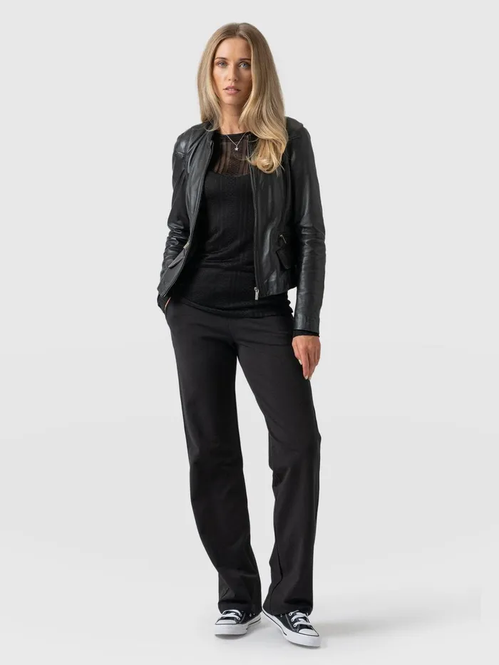 Saint And Sofia Pants Women Apartment Pant 8211 Black Black