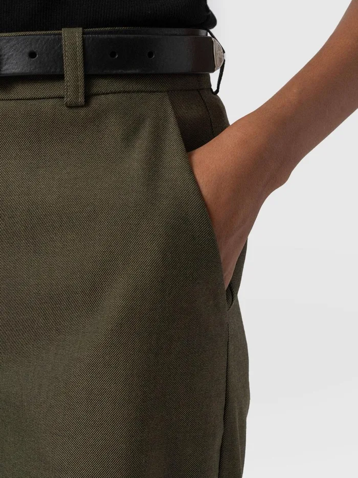 Saint And Sofia Pants Women Argent Wide Leg Pant 8211 Khaki Khaki