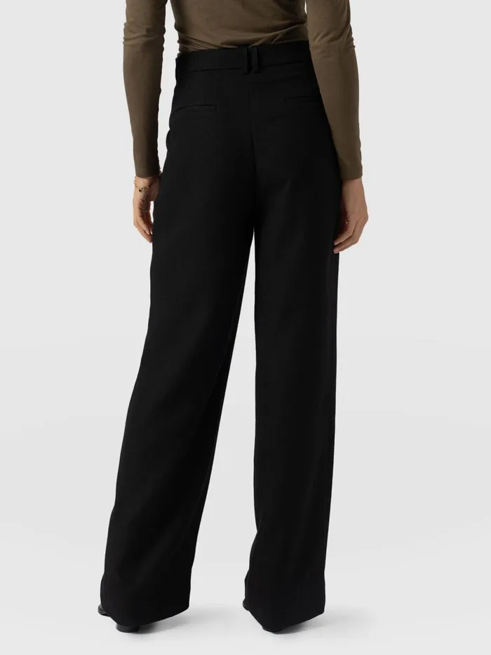 Saint And Sofia Pants Women Emery Wide Leg Pant 8211 Black Black