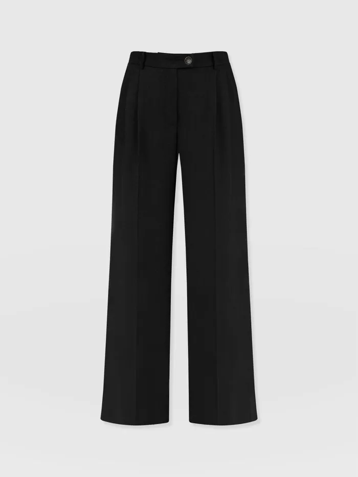 Saint And Sofia Pants Women Emery Wide Leg Pant 8211 Black Black