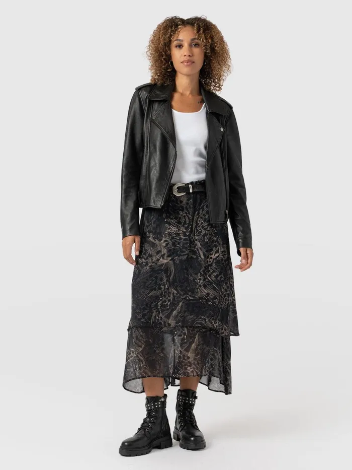 Saint And Sofia Skirts Women Etta Layered Skirt 8211 Spot Feather Spot Feather Saint And Sofia Skirts Women Etta Layered Skirt 8211 Spot Feather Spot Feather