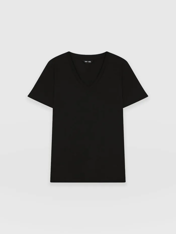 Saint And Sofia TShirts and Tanks Women Apartment Tee 8211 Black Black
