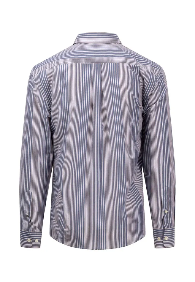 Sale Men FYNCHHATTON Slipped Cotton Shirt With Strip Design Leaf Greenorient Redsummer Breezenight Sale Men FYNCHHATTON Slipped Cotton Shirt With Strip Design Leaf Greenorient Redsummer Breezenight