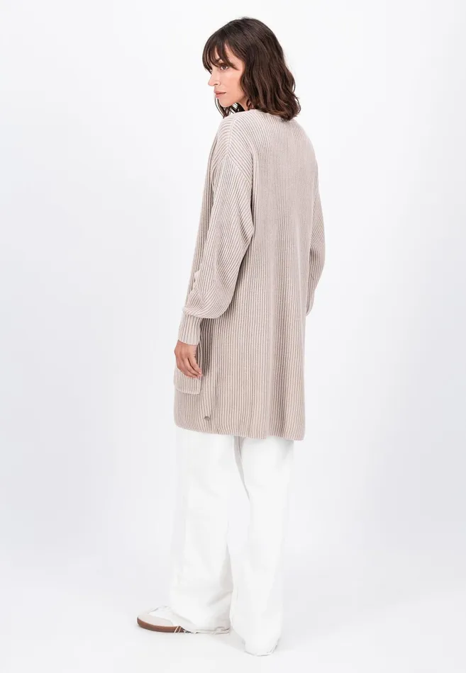 Sale Women FYNCHHATTON Parting Jacket Made Of Cotton And Bags Winter Beigeblack