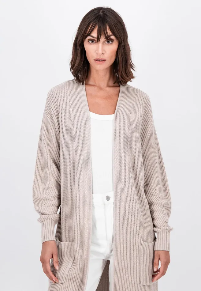 Sale Women FYNCHHATTON Parting Jacket Made Of Cotton And Bags Winter Beigeblack