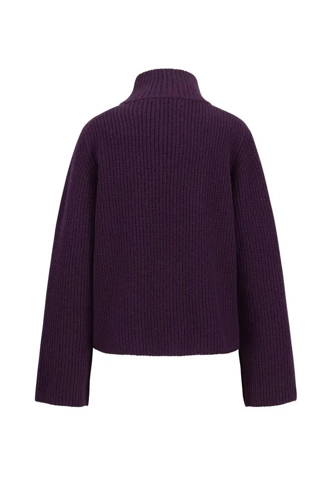 Sale Women FYNCHHATTON Parting Jacket Made Of Wool With A Stand up Collar Modern Plumsilver Gray