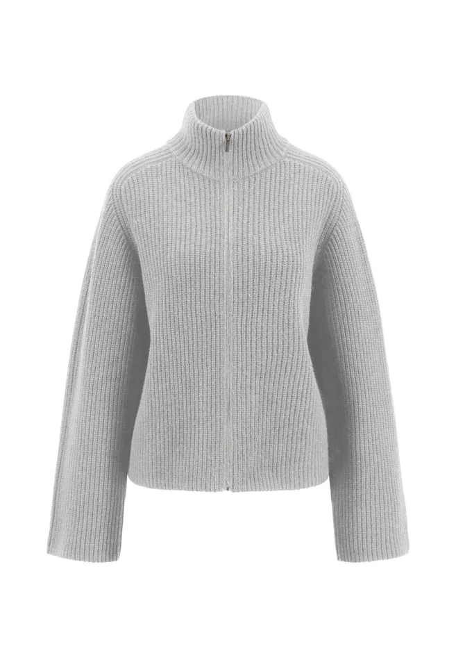Sale Women FYNCHHATTON Parting Jacket Made Of Wool With A Stand up Collar Modern Plumsilver Gray