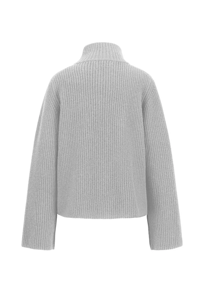 Sale Women FYNCHHATTON Parting Jacket Made Of Wool With A Stand up Collar Modern Plumsilver Gray
