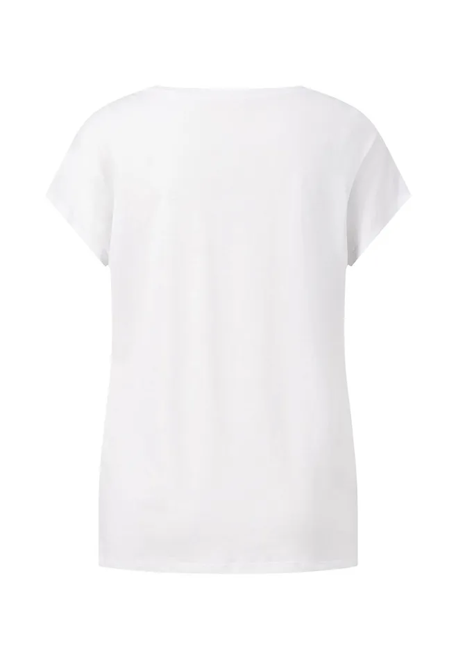 Sale Women FYNCHHATTON Tshirt With Statement Print White Sale Women FYNCHHATTON Tshirt With Statement Print White